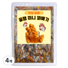 한입 달콤 꿀잼 미니 꽈배기, 500g, 4개