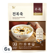 本粥 即食鮑魚粥, 330g, 6包