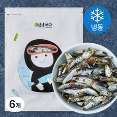 냠냠바다 진한국물 실속형 멸치 국물용 (냉동), 6개, 200g
