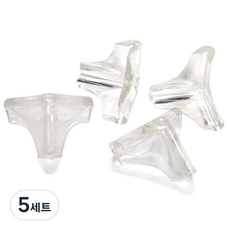 aguard 迷你防撞護角 4入, 透明, 5套