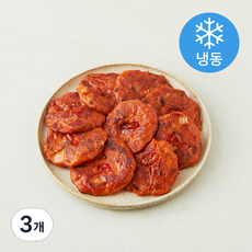 월남관 오징어 김치전 (냉동), 1kg, 3개