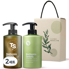 TRUST TS 魚腥草健髮洗髮精 500g+健髮護髮素 500ml禮盒, 2組