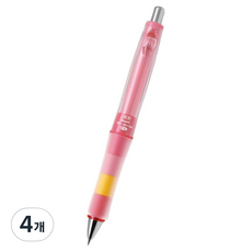 PILOT 百樂 Dr. Grip PlayBorder 自動鉛筆 草莓粉, 0.5mm, 4個