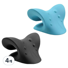 舒適小舖 伸展指壓護理用品 黑色 藍色, 4個