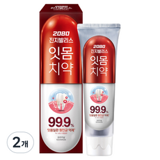 2080 진지발리스 잇몸치약 오리지날, 150g, 2개