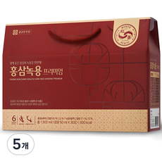 종근당건강 홍삼녹용 프리미엄, 30회분, 5개