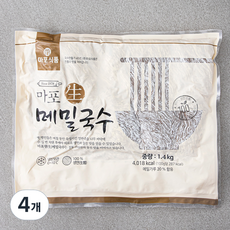 마포식품 생 메밀국수 8인분, 1.4kg, 4개