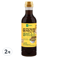 이엔푸드 유자간장 샐러드 소스, 2개, 470ml