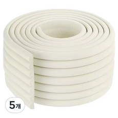 Beiru 寬版加厚壓紋防撞護角, 5個, 象牙白