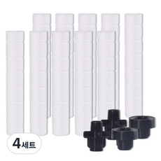 Dr. PL過濾蓮蓬頭替換濾芯 散裝型 10入+頭尾蓋 2份, 4組