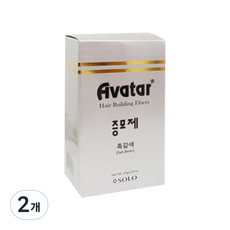 SOLO 아바타 흑채 25g, 흑갈색, 2개