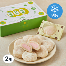 명담 딸기 그릭 요거트떡 (냉동), 40g, 9개입, 2개