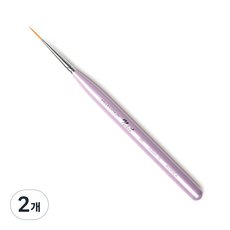화홍 젤네일 브러쉬 liner 0 56, 혼합색상, 2개