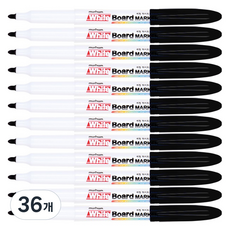 munhwA 細字白板筆, 36個, 黑色
