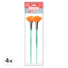 어썸페인팅 디자인 FAN 팬붓, 4개, 7호