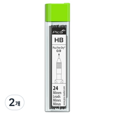 Pica Pica fine dry用 基本筆芯 HB 黑色 7030, 2個