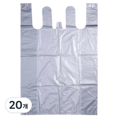 大容量分類回收袋 82 x 120 cm, 20個, 100L