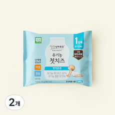 상하목장 유기농 인증 첫치즈 1단계 10매입, 170g, 2개