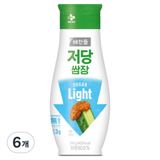 해찬들 저당 쌈장, 290g, 6개