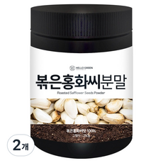 헬로우그린 볶은 홍화씨 분말, 250g, 2개