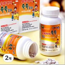 애플트리김약사네 우리아이쑥쑥칼슘 비타민&미네랄, 180정, 2개