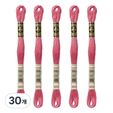 브랜드얀 DMC 자수실 25번 면사, 3833, 30개