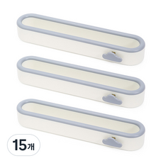 Hillo 多用途萬能壁掛式拖鞋收納鍋具鞋子掛架, 白色, 15個