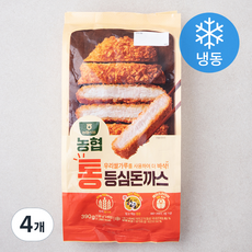 농협 통등심 돈까스 3개입 (냉동), 390g, 4개