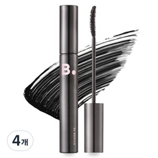 바닐라코 파워프루프 마스카라 7g, 02 롱 컬링 딥 블랙, 4개