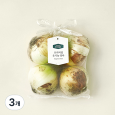 프리미엄 유기농 양파, 800g, 3개