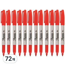 Sharpie 油性簽字筆 FINE SF3005, 紅色(SF30052A), 72個