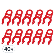와이넷 정수기호스 안전클립, 40개