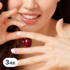 데싱디바 글레이즈 네일팁 세트, 글린트 옴브레, 3개