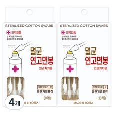 멸균 연고 면봉, 30개입, 4개