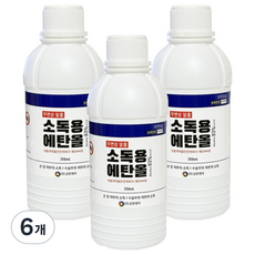 삼현제약 소독용 83% 에탄올, 6개, 250ml