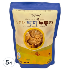 김선애오병이어 구수한 백미 누룽지, 500g, 5개