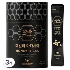 비마스터 데일리 천연 아카시아 꿀스틱 30p, 300g, 3개