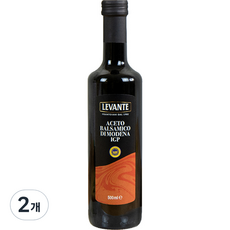 르반테 IGP 모데나 발사믹 식초, 500ml, 2개
