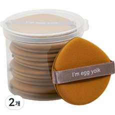 아름트리 컬러풀 클래식 퍼프 7p, 브라운, 2개