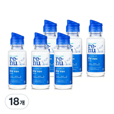 리뉴 후레쉬 렌즈세정액, 60ml, 18개
