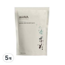 아하바 내추럴 사해 바스 솔트, 5개, 250g