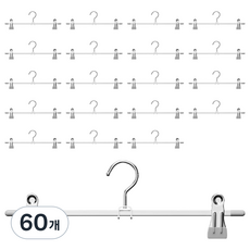 데보코 논슬립 회전형 바지걸이, 그레이, 60개