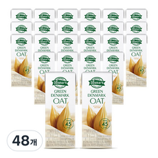 덴마크 그린 귀리, 190ml, 48개