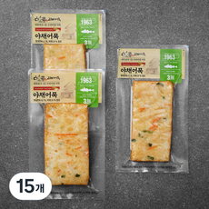 고래사어묵 야채어묵, 130g, 15개
