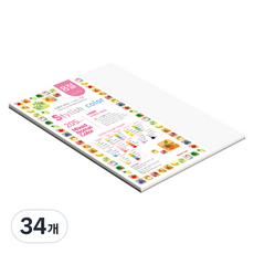 종이문화 스타일리쉬 두꺼운 혼합색지 205g 10 SN Mono Tone, 34개, 8절