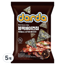 다르다 블랙베이컨칩, 45g, 5개