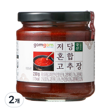 gomgom 低糖混合韓式辣椒醬, 230g, 2個