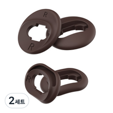Dojoeunselro Galaxy Buds Live 矽膠耳塞翼型耳塞套, 棕色, 2套