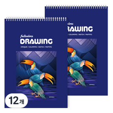 Fullcolors 全彩 專業用素描本 170g 2入, 5開, 15張, 12個