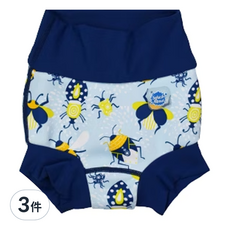 Splash About 銀離子3D雙層游泳尿布褲 蟲蟲家族 2-3歲, XXL, 3件